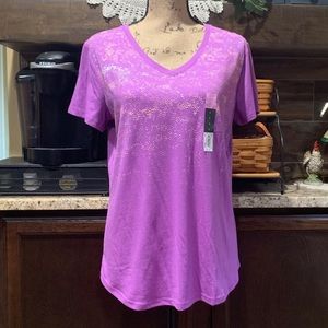 NWT Large TEK GEAR V-Neck Top